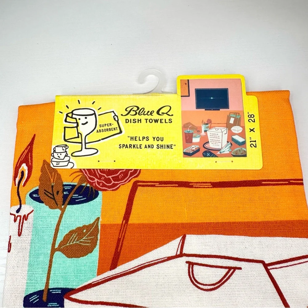 Blue Q Affair With Food Delivery Kitchen Towel